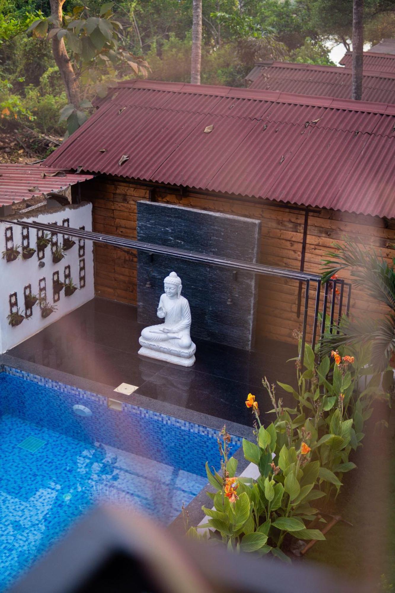 Tranquill Riverside Luxury Cottages With Bathtub, Candolim Bagian luar foto