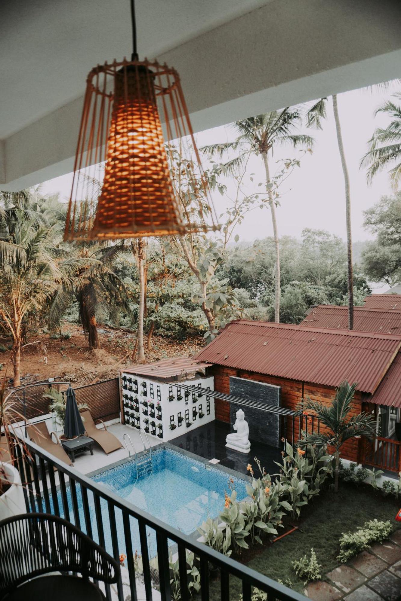 Tranquill Riverside Luxury Cottages With Bathtub, Candolim Bagian luar foto