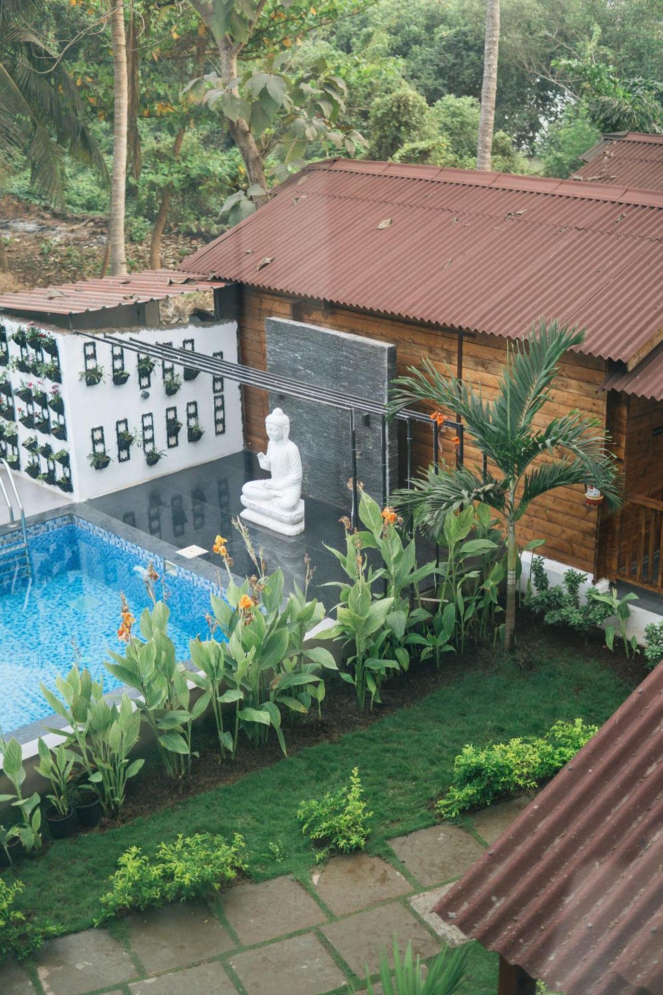 Tranquill Riverside Luxury Cottages With Bathtub, Candolim Bagian luar foto
