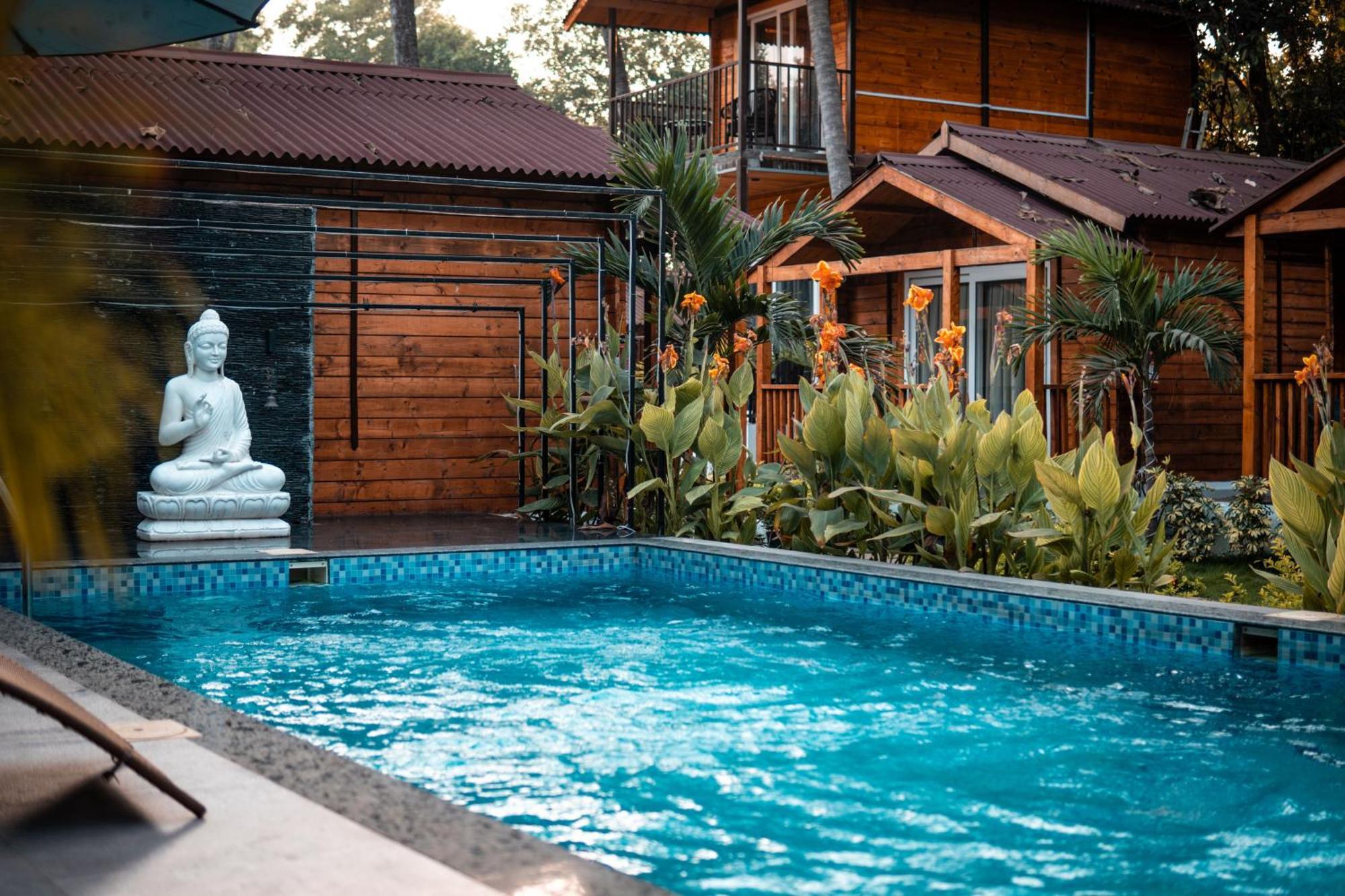 Tranquill Riverside Luxury Cottages With Bathtub, Candolim Bagian luar foto